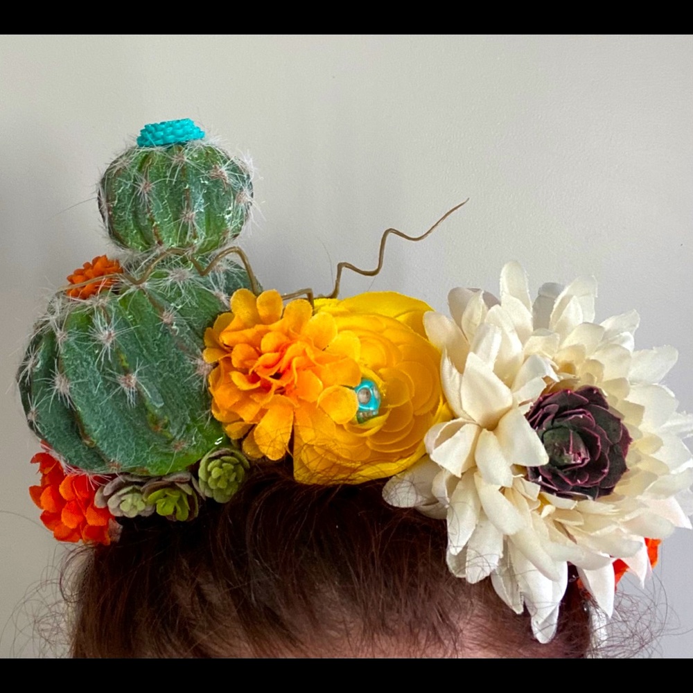One of a kind desert vibe floral headband OS